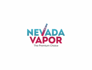 Nevada Vapor (logo),  The Premium Choice (smaller tagline) | Logo Design by MOH Studio