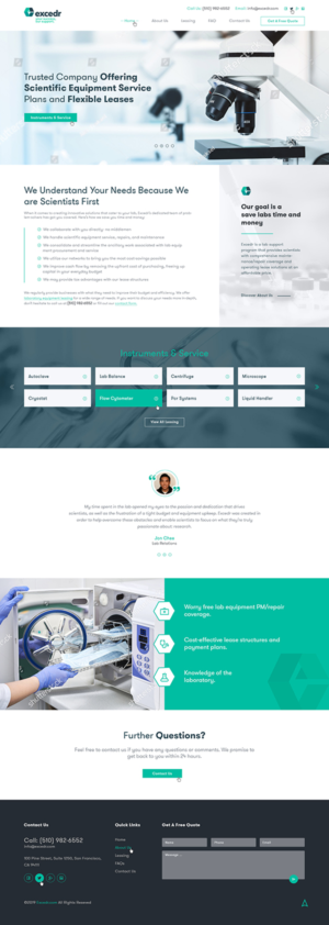 lab equipment website | Web Design by Ved Web Services
