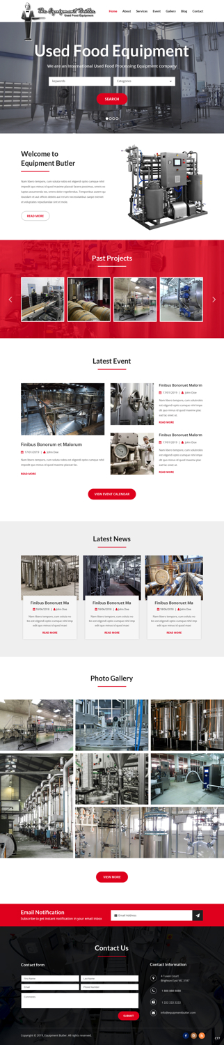 Web Design by pb for this project | Design #20970935