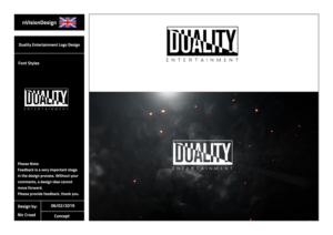 DUALITY Entertainment | Logo Design by nvisiondesign.co.uk