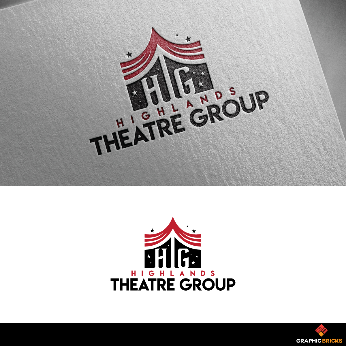 Logo Design by Graphic Bricks for Highlands Theatre Group | Design #21017359