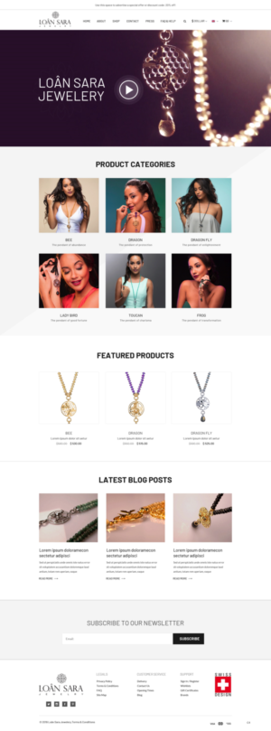BigCommerce Design by pb for Loan Fandino | Design: #20978964