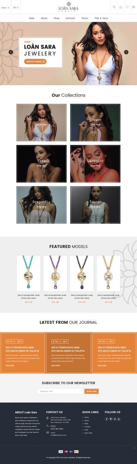 BigCommerce Design by pb for Loan Fandino | Design #20978967