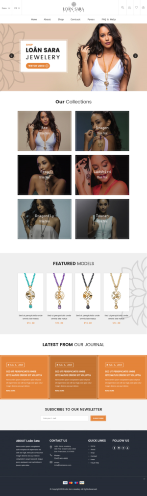 BigCommerce Design by pb for Loan Fandino | Design: #20978967