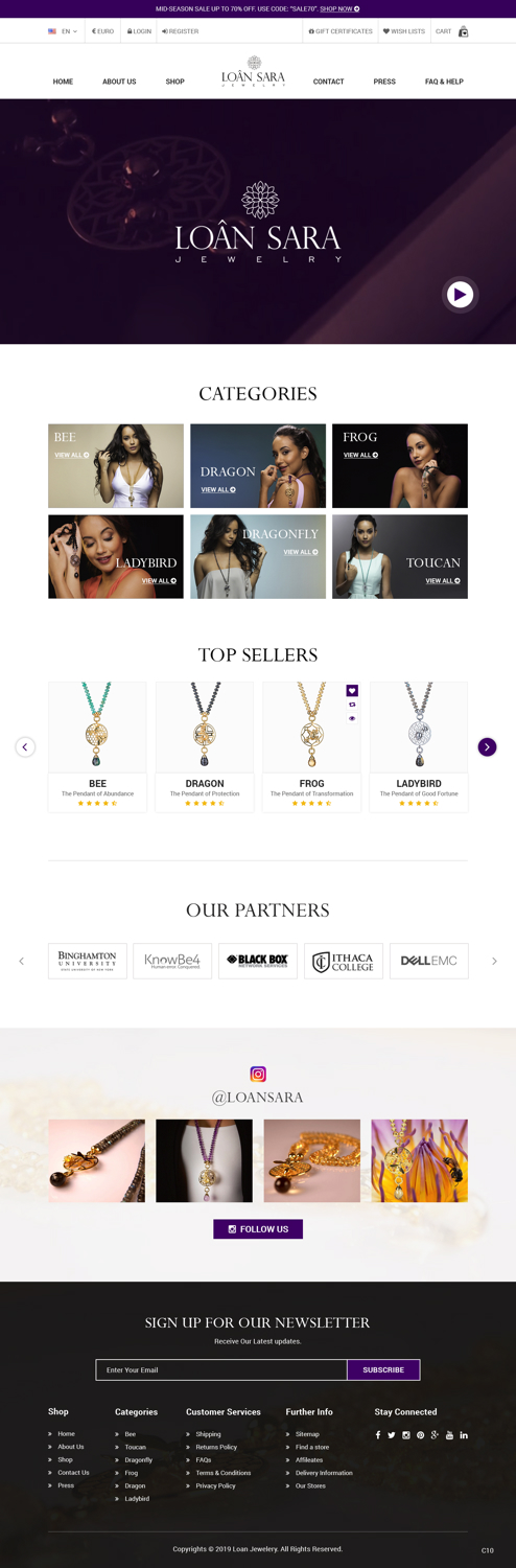 BigCommerce Design by pb for Loan Fandino | Design #20978973