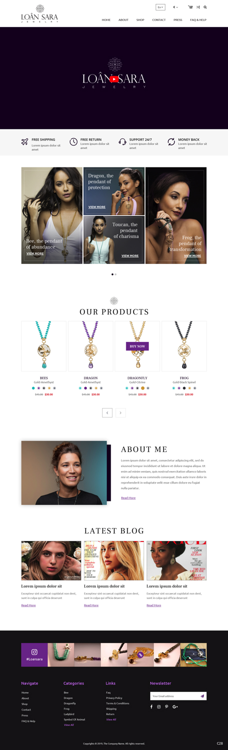 BigCommerce Design by pb for Loan Fandino | Design #20978974
