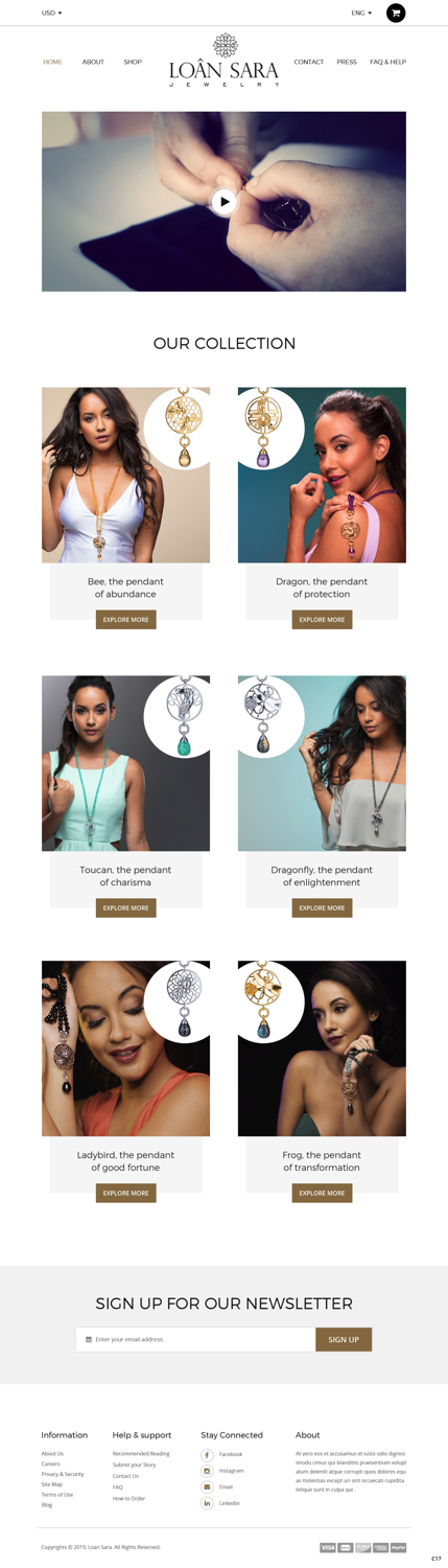 BigCommerce Design by pb for Loan Fandino | Design #20978975