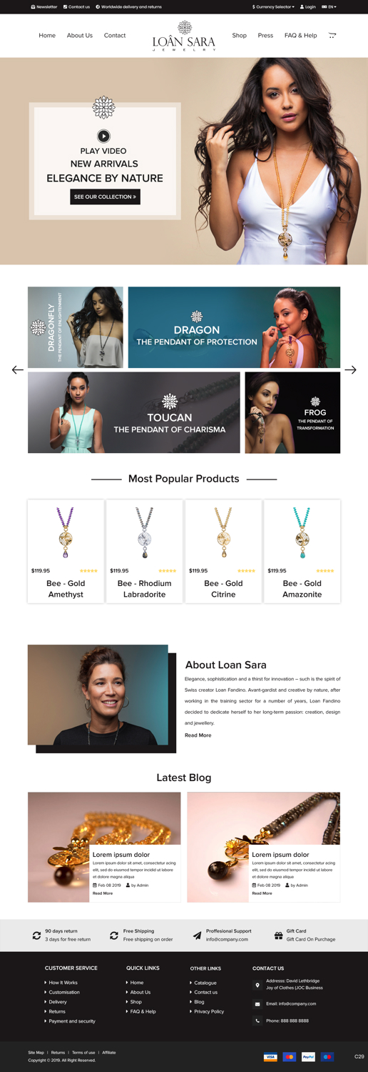 BigCommerce Design by pb for Loan Fandino | Design #20978979