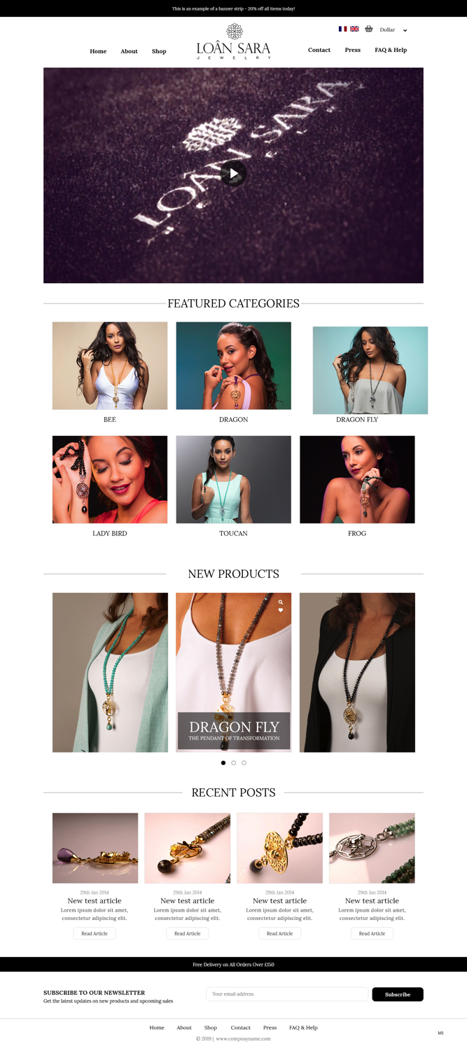 BigCommerce Design by pb for Loan Fandino | Design #20978989