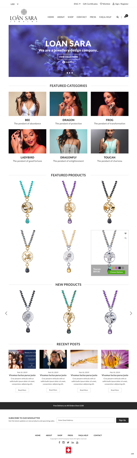 BigCommerce Design by pb for Loan Fandino | Design #21023784