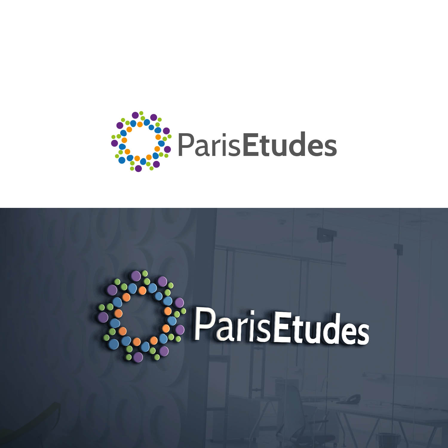 Logo Design by Finley Johnson for Paris Etudes | Design #20988666