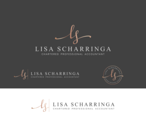 L.C. Scharringa, Chartered Professional Accountant | Logo-Design von raphis