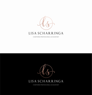 L.C. Scharringa, Chartered Professional Accountant | Logo-Design von Gree™
