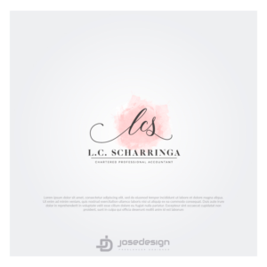 L.C. Scharringa, Chartered Professional Accountant | Logo-Design von JoseDesign
