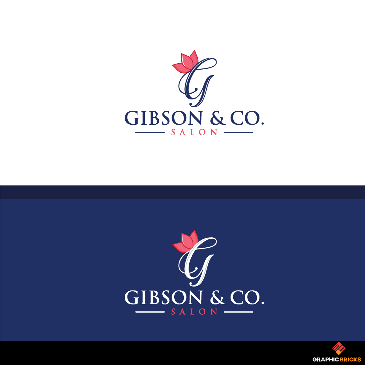 Logo-Design von Graphic Bricks für Gibson & Co. Salon | Design #20967650