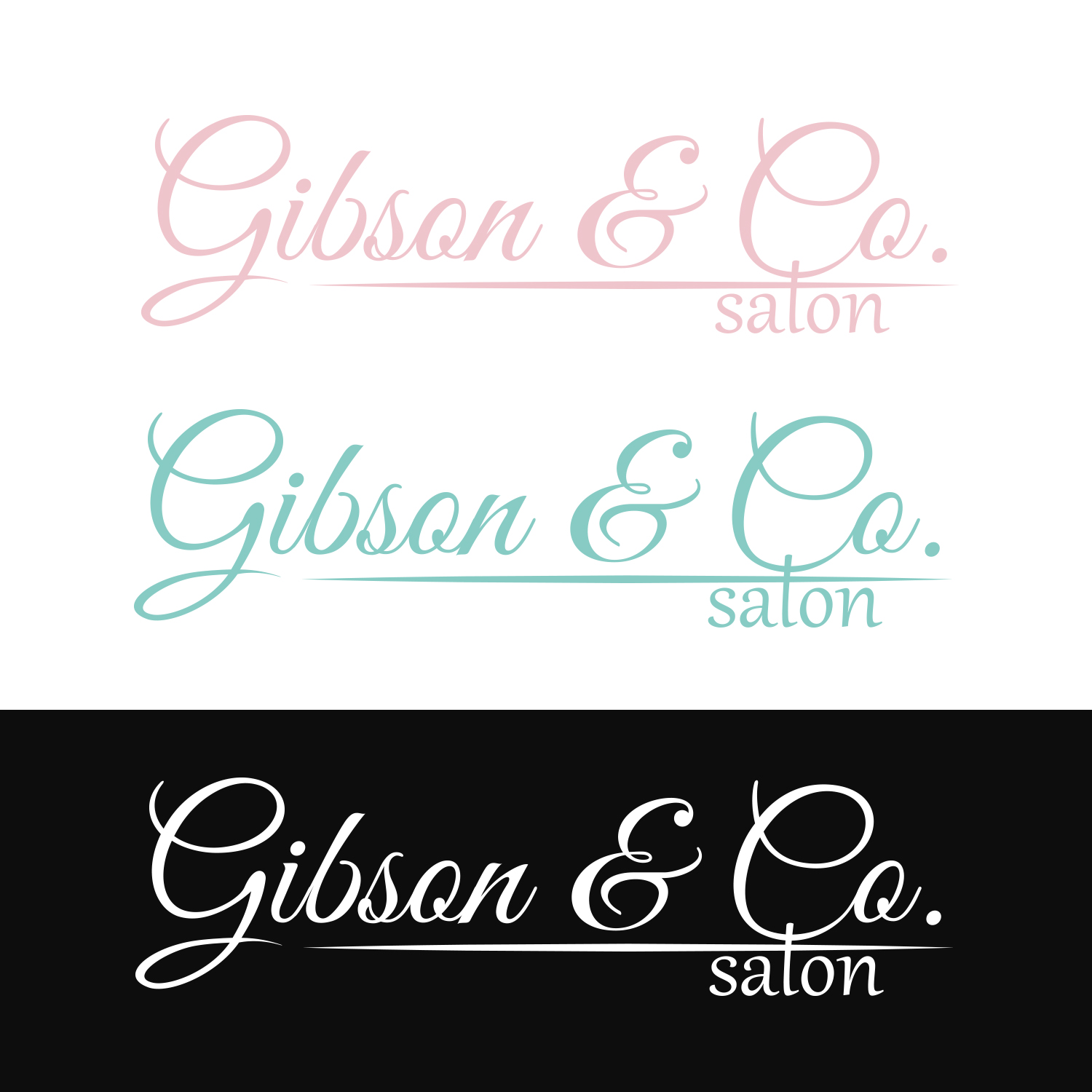 Logo Design by JanuXart for Gibson & Co. Salon | Design #20965646