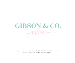 Diseño de Logo por Design Solving para Gibson & Co. Salon | Diseño: #20964581