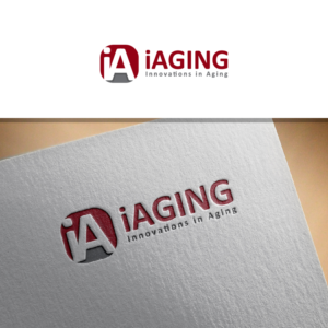 The company name is iAging -- tagline Innovations in Aging -- logo iA | Logo Design by sushsharma99