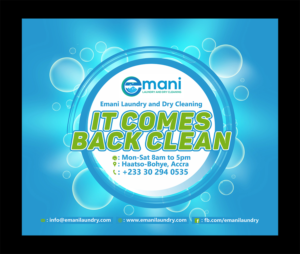 Emani Laundry and Dry Cleaning Poster | Diseño de Póster por Fine Graphics House