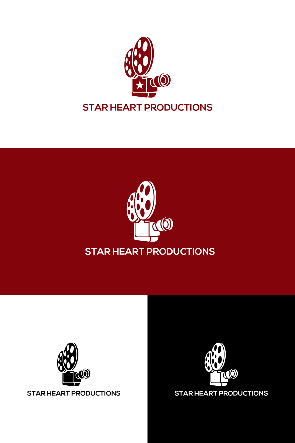 Logo-Design von two one für Star Heart Productions | Design #20969599