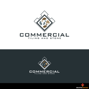 Commercial tiling and stone | Logo Design by Graphic Bricks