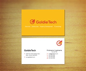 Diseño de Tarjeta de Presentación por mouallem zoheir para Goldie Tech Investment Ltd | Diseño: #2943089