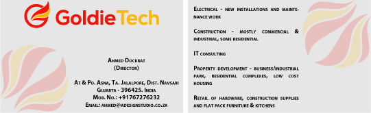Business Card Design by Adockrat for Goldie Tech Investment Ltd | Design #2923785
