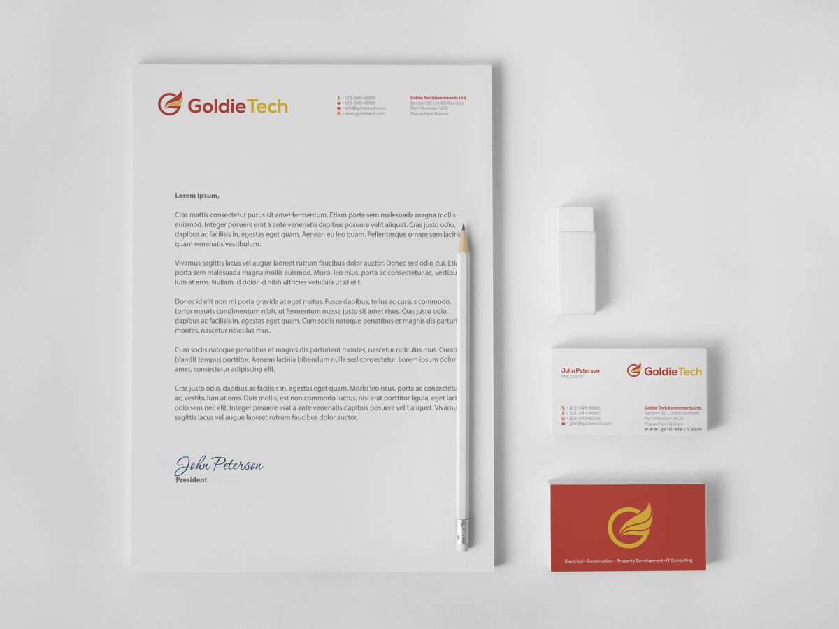 Business Card Design by HYPdesign for Goldie Tech Investment Ltd | Design #2943018