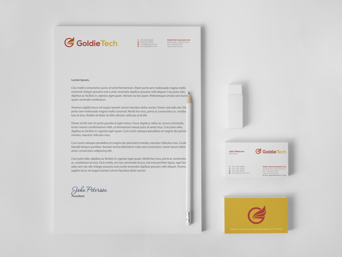 Business Card Design by HYPdesign for Goldie Tech Investment Ltd | Design #2943020