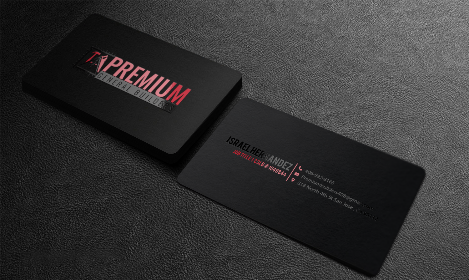 Business Card Design by Riz' for Premium General Builders | Design #20973991