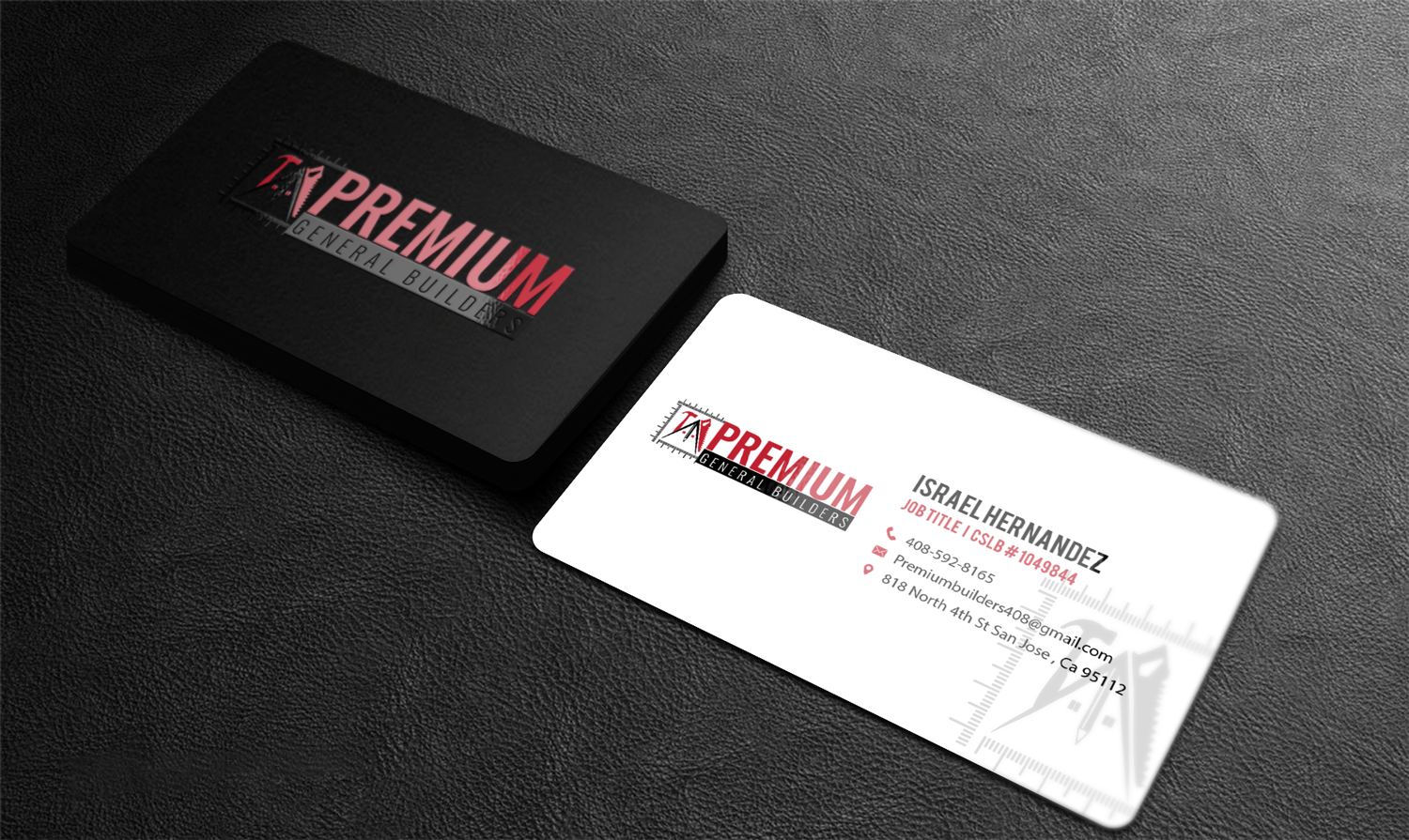 Design de Carte de Visite par Riz' pour Premium General Builders | Design #20973993