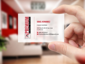 Design de Carte de Visite par Creations Box 2015 pour Premium General Builders | Design : #20976881