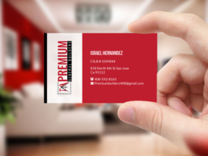 Design de Carte de Visite par Creations Box 2015 pour Premium General Builders | Design : #20976882