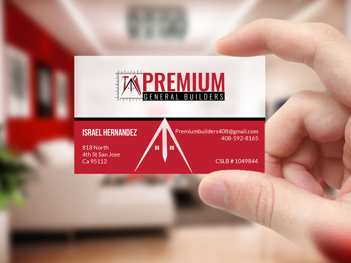 Design de Carte de Visite par Creations Box 2015 pour Premium General Builders | Design #20976883