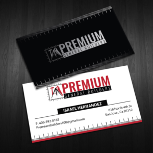 Design de Carte de Visite par Pictorial pour Premium General Builders | Design #20979381