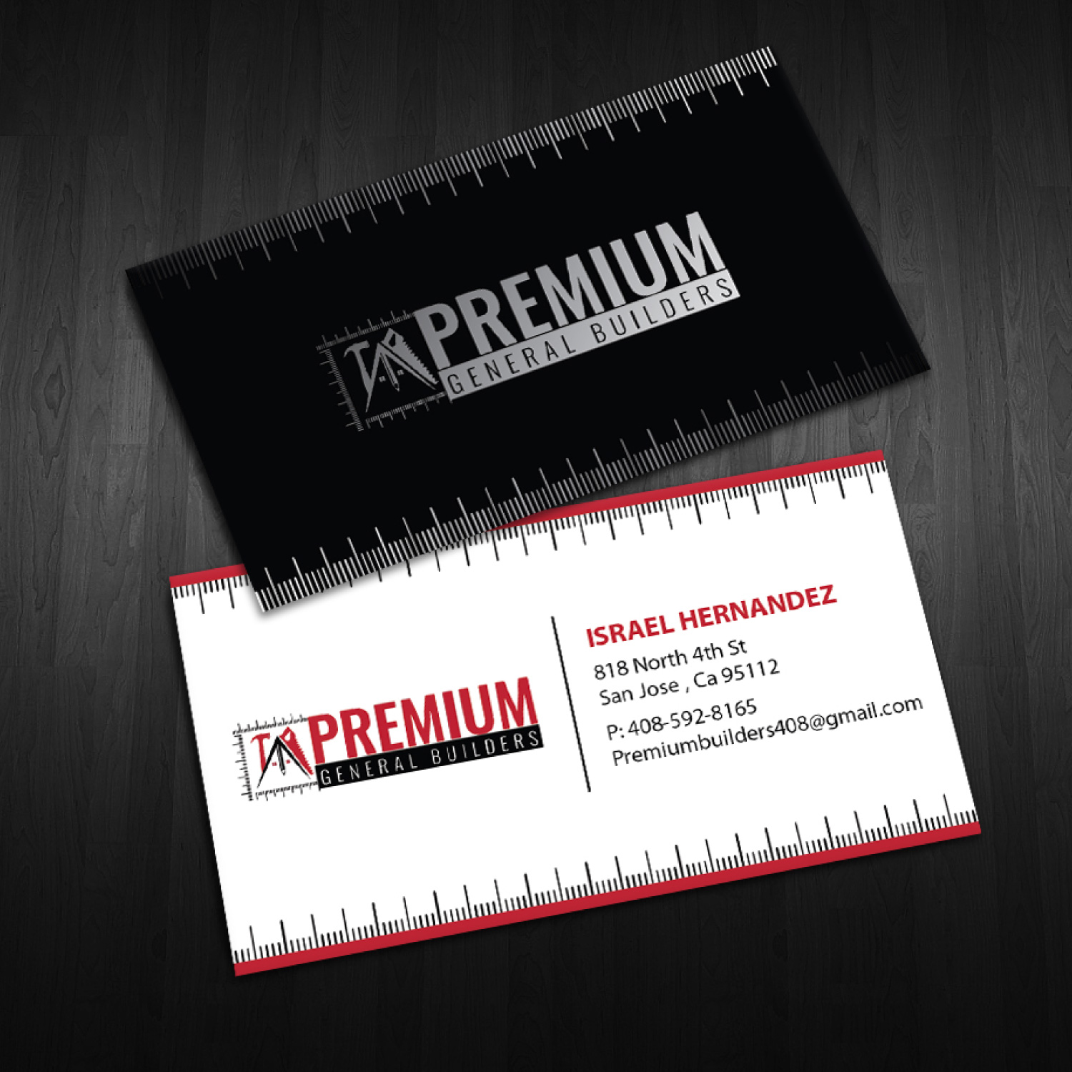 Business Card Design by LAXMI DESIGNHUB for Premium General Builders | Design #20979384