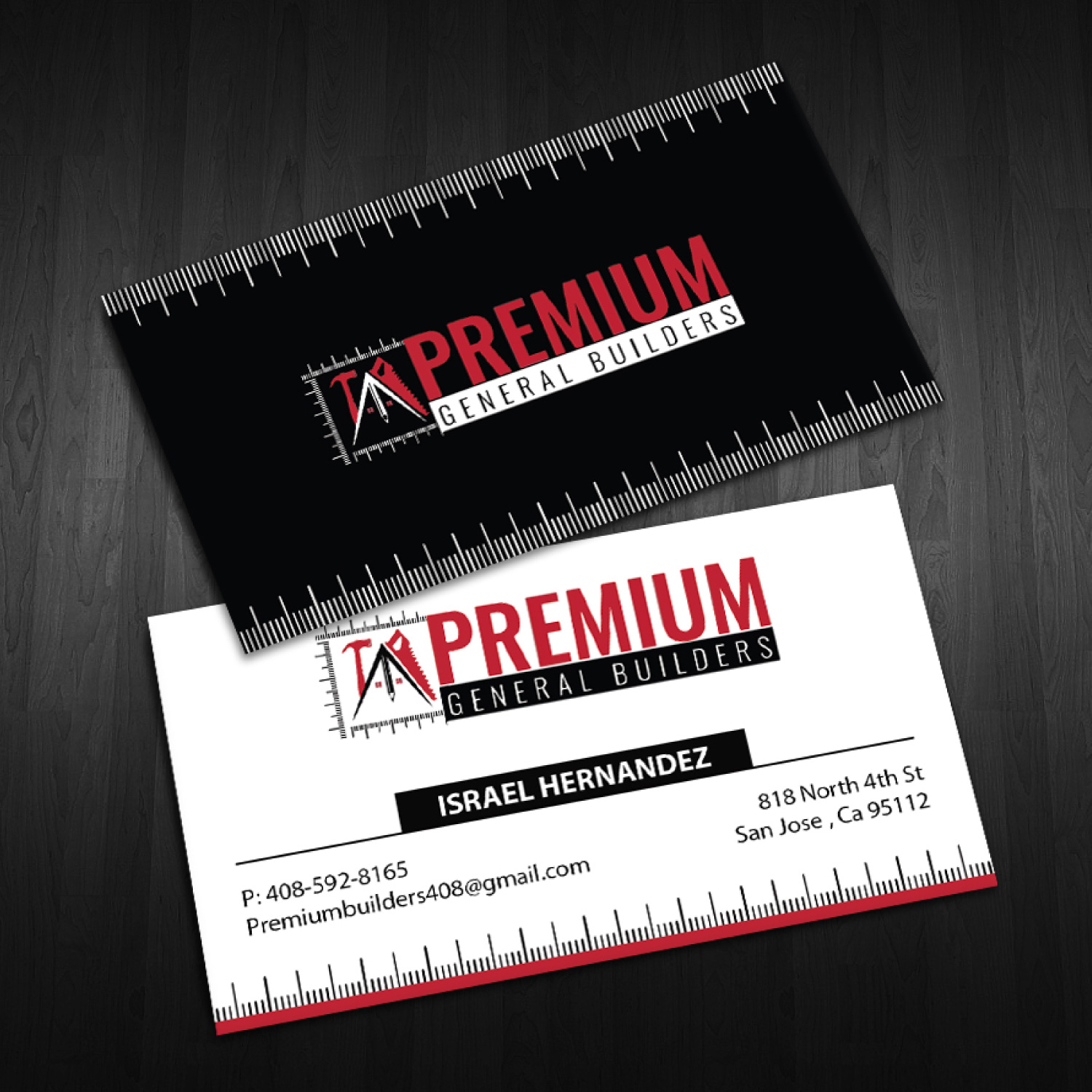 Business Card Design by LAXMI DESIGNHUB for Premium General Builders | Design #20979385