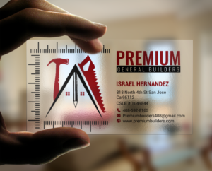 Design de Carte de Visite par chandrayaan.creative pour Premium General Builders | Design : #20975558