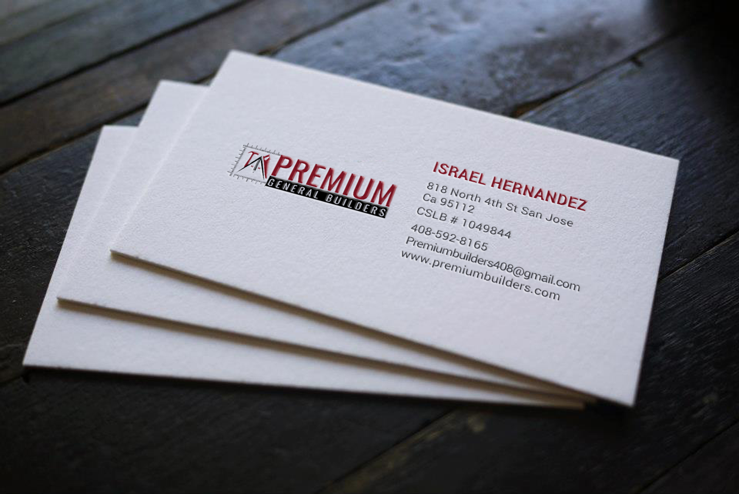 Design de Carte de Visite par chandrayaan.creative pour Premium General Builders | Design #20975562