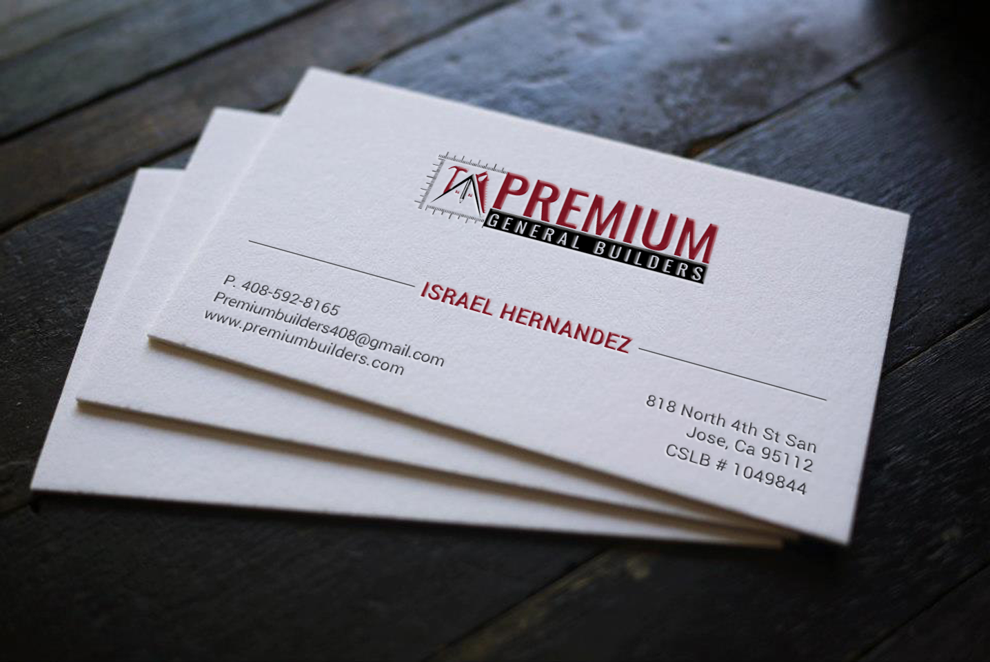 Design de Carte de Visite par chandrayaan.creative pour Premium General Builders | Design #20975576