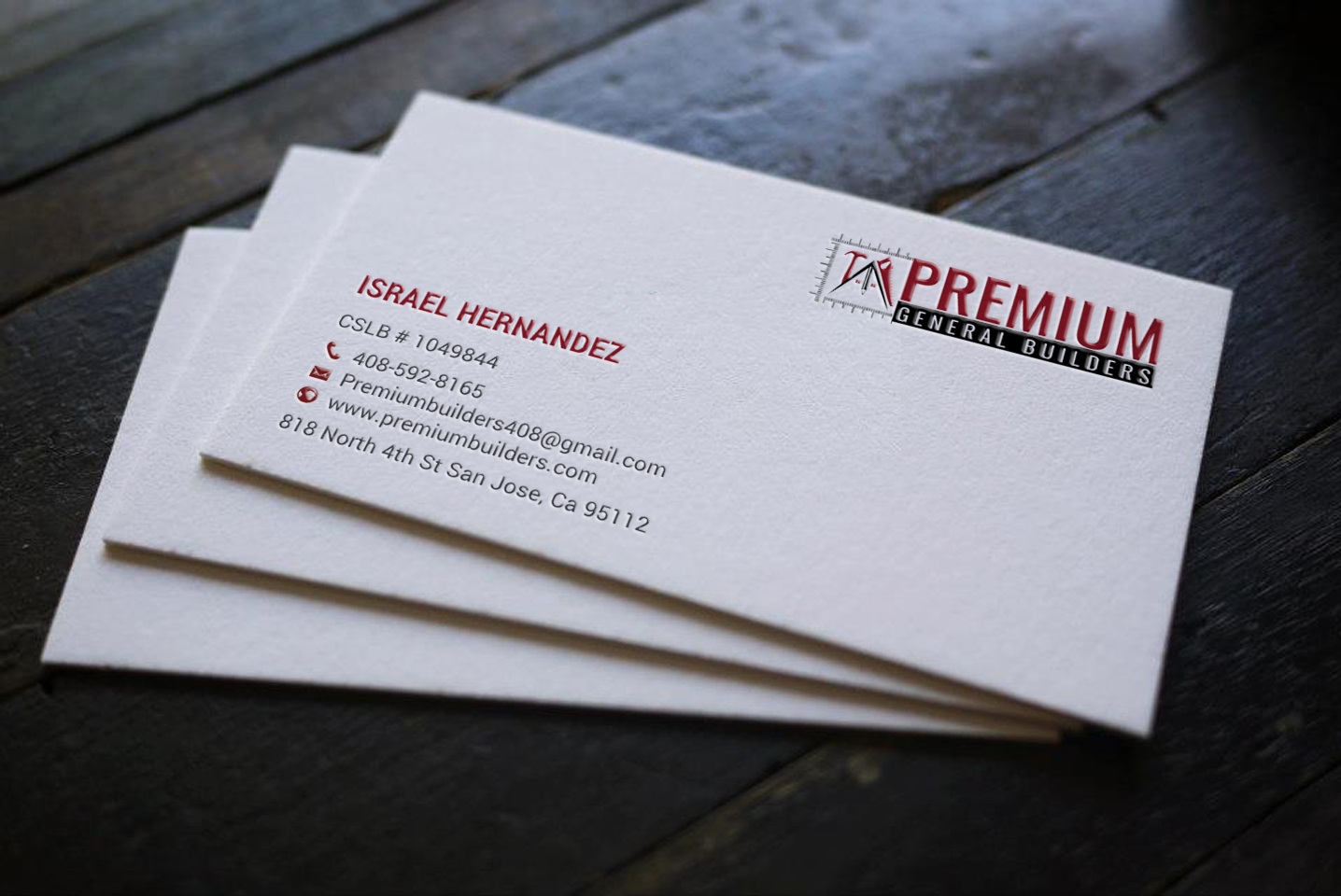 Design de Carte de Visite par chandrayaan.creative pour Premium General Builders | Design #20975578