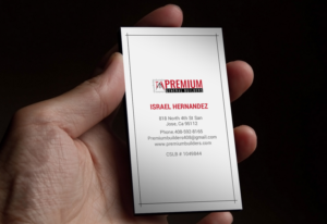 Design de Carte de Visite par chandrayaan.creative pour Premium General Builders | Design : #20975580