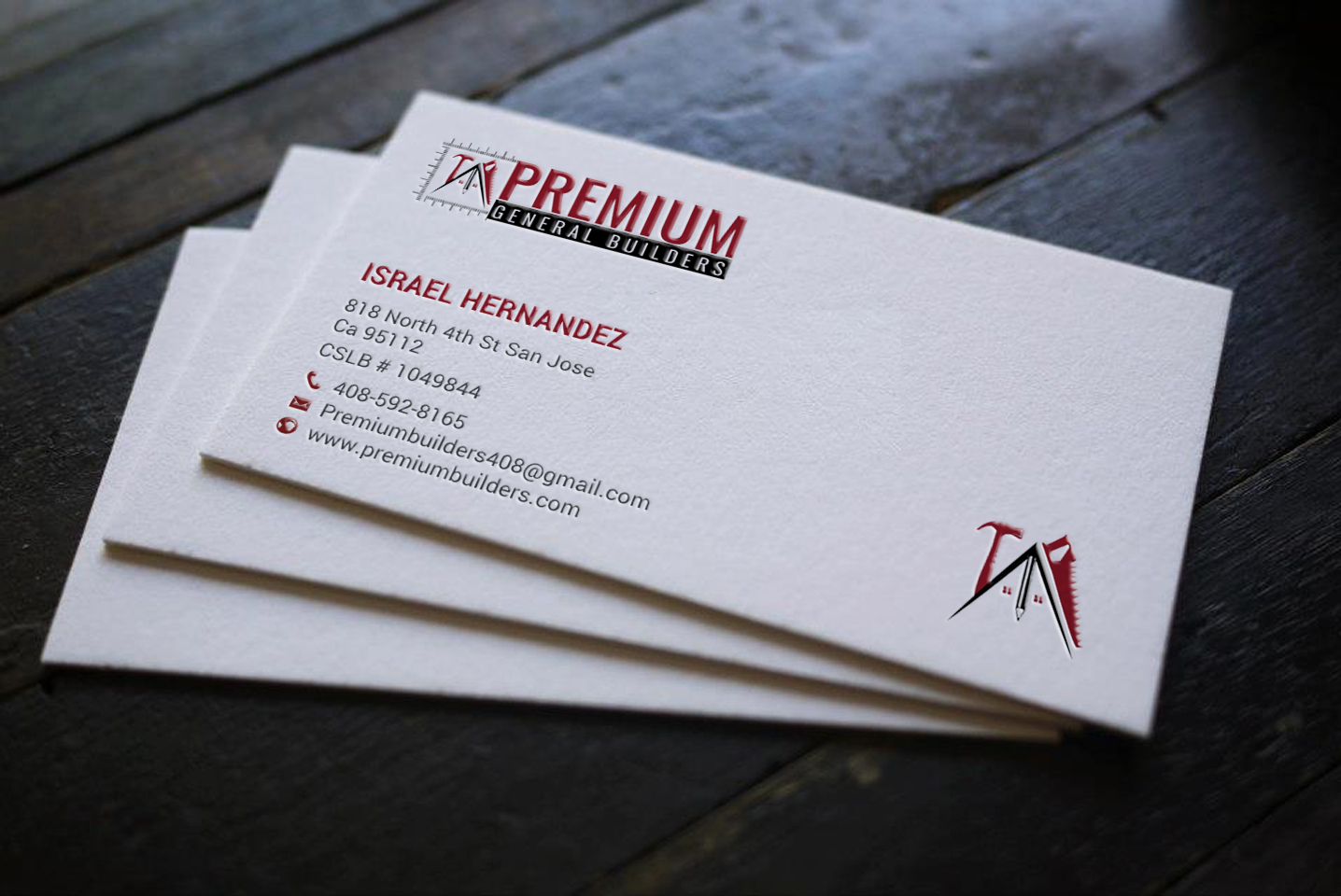 Design de Carte de Visite par chandrayaan.creative pour Premium General Builders | Design #20975607