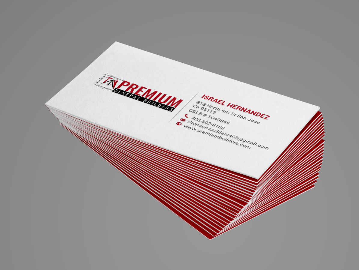 Design de Carte de Visite par chandrayaan.creative pour Premium General Builders | Design #20978128