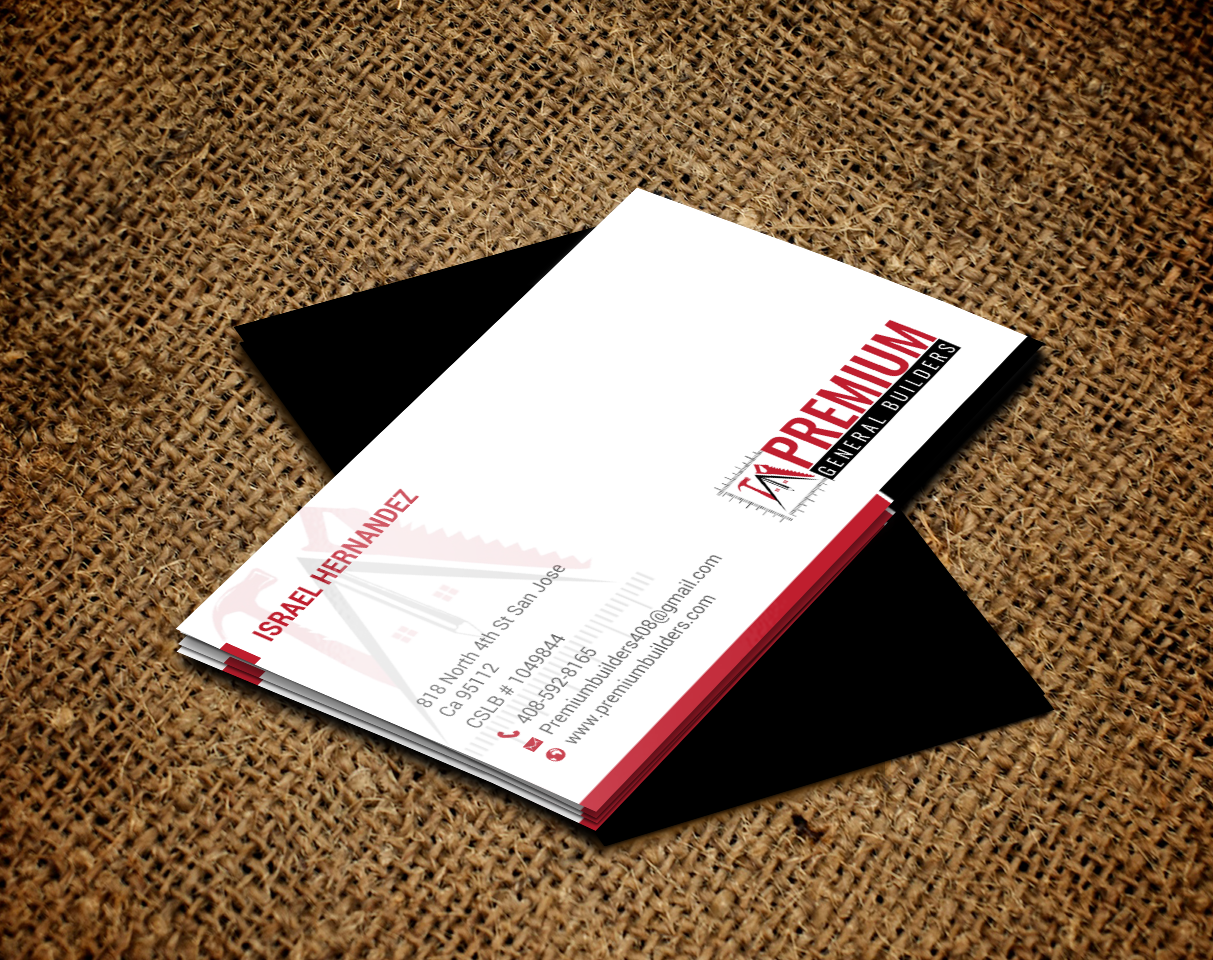 Diseño de Tarjeta de Presentación por chandrayaan.creative para Premium General Builders | Diseño #20978135