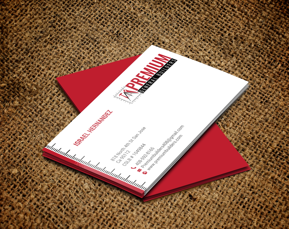 Diseño de Tarjeta de Presentación por chandrayaan.creative para Premium General Builders | Diseño #20978136