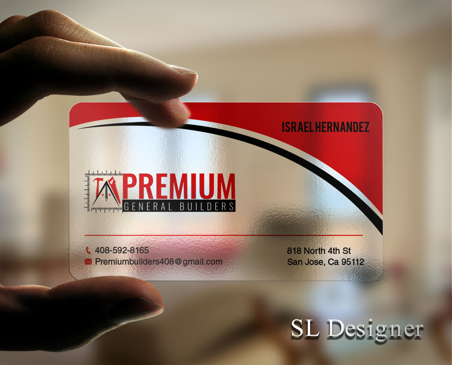 Design de Carte de Visite par SL Designer pour Premium General Builders | Design #20972936