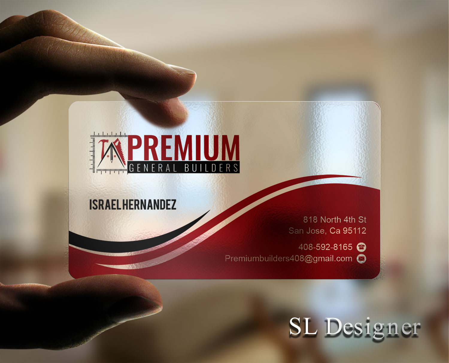 Design de Carte de Visite par SL Designer pour Premium General Builders | Design #20972938