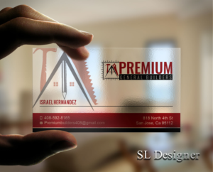 Design de Carte de Visite par SL Designer pour Premium General Builders | Design : #20972941