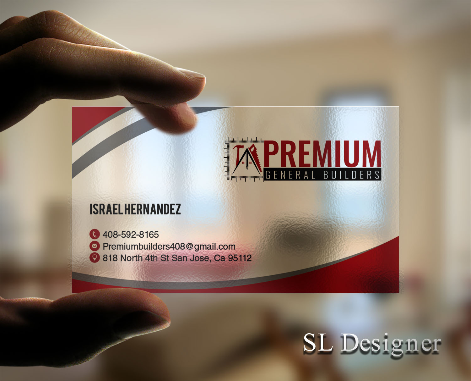 Design de Carte de Visite par SL Designer pour Premium General Builders | Design #20972943